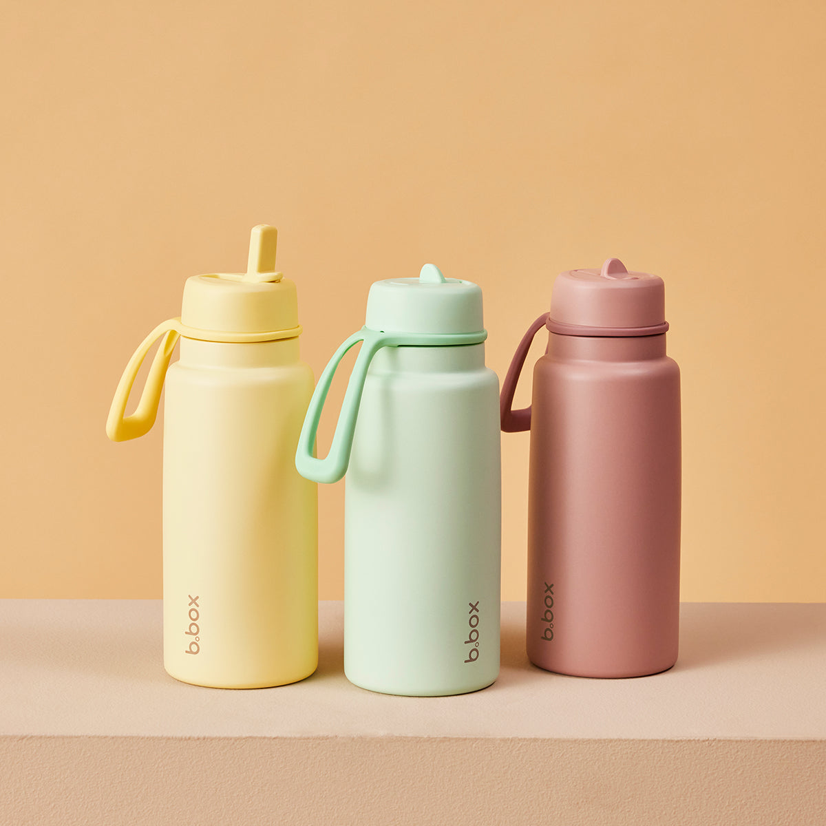 b.box 1L Insulated Flip Top Drink Bottle - Berry Smoothie