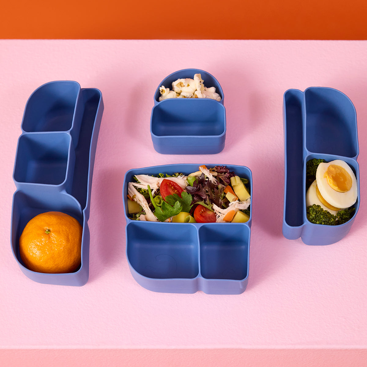 b.box Silicone Bento Buddy - SNACK - Ocean