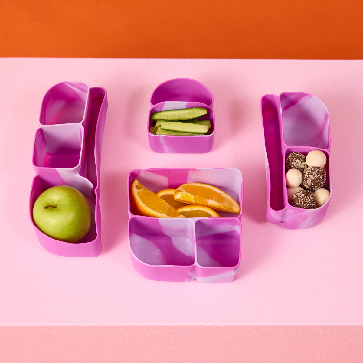 b.box Silicone Bento Buddy - LUNCH - Cosmic