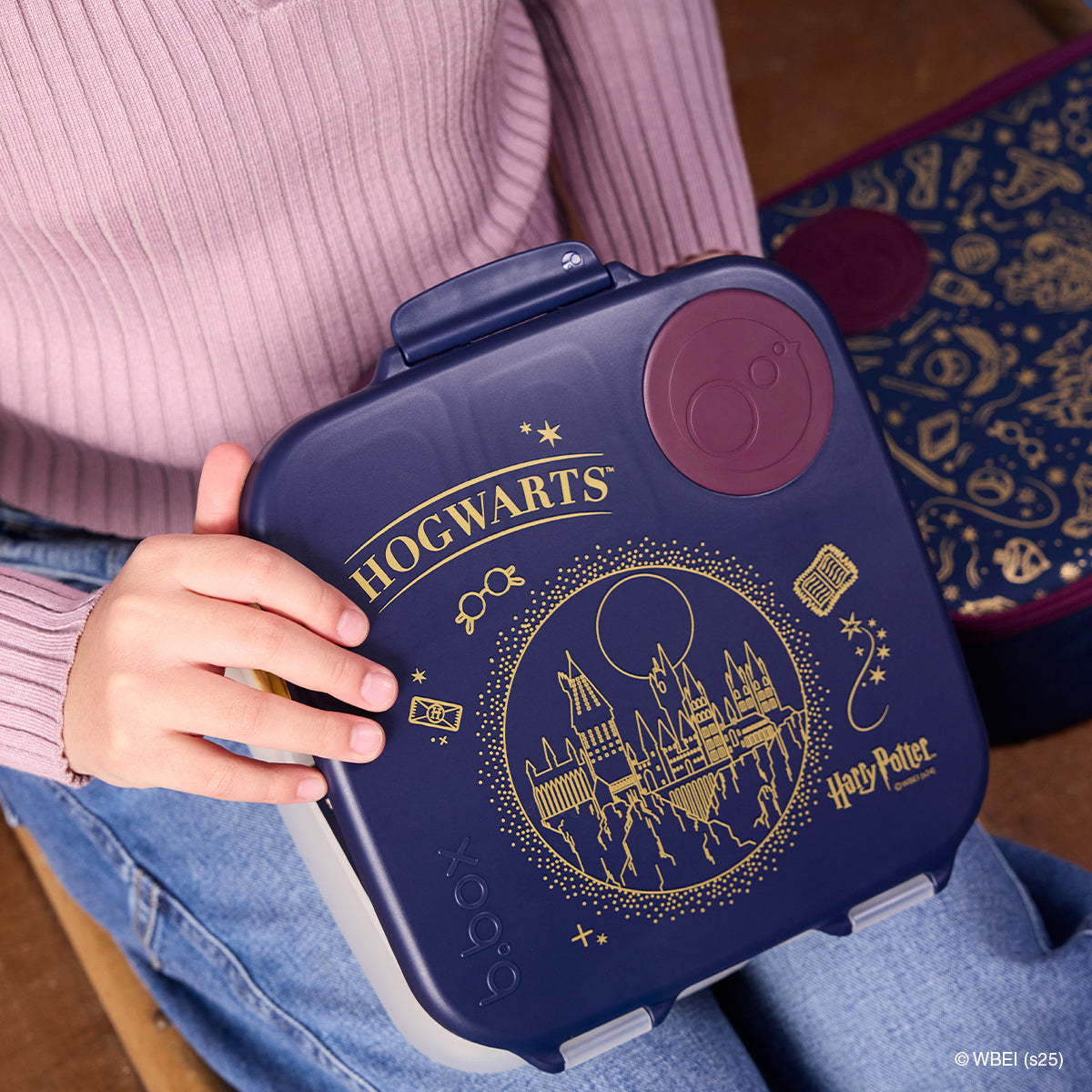 b.box Bento Large & Mini Lunch Box & Snack Box Bundle - Harry Potter