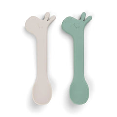 Done By Deer Lalee Silicone Spoon 2pk - Green