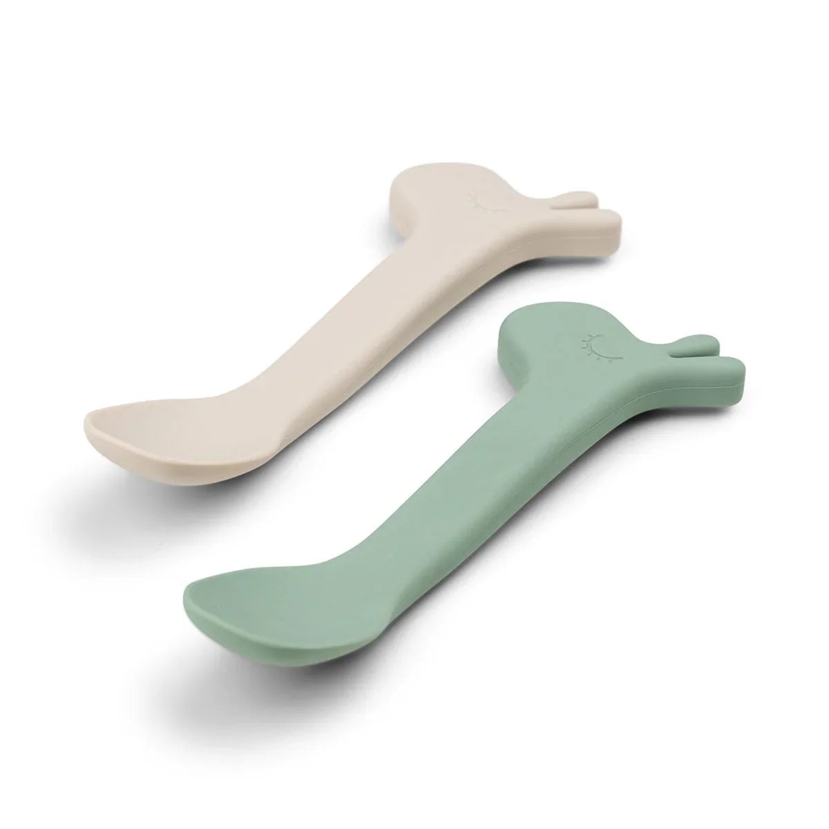 Done By Deer Lalee Silicone Spoon 2pk - Green