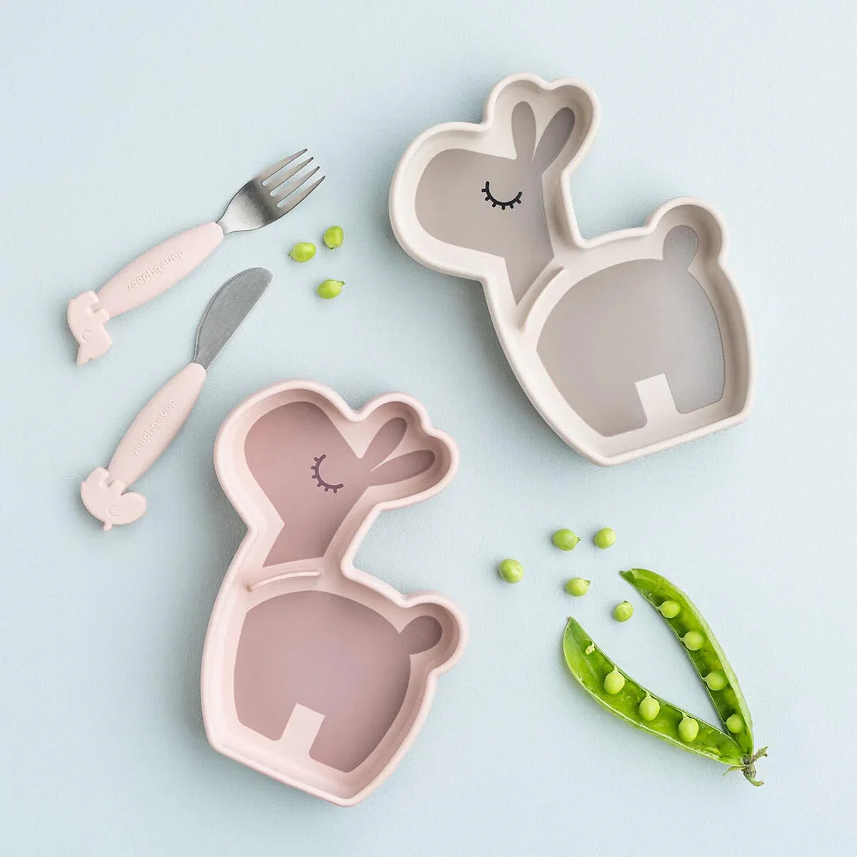 Done By Deer Stick & Stay Snack Plate Lalee - Sand