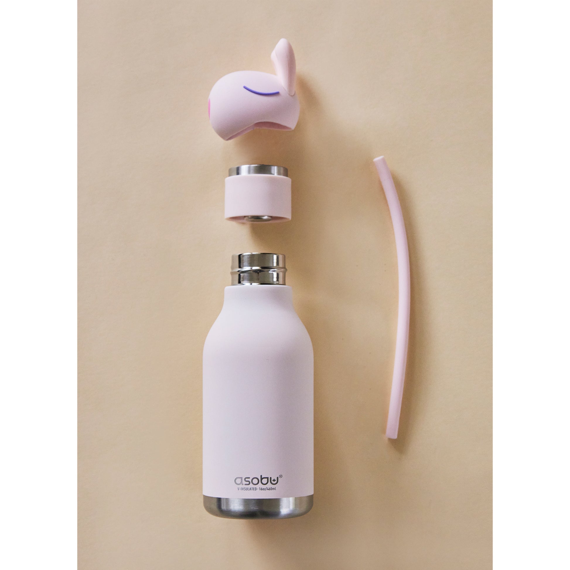Asobu 460ml Insulated Bestie Bottle - Bunny