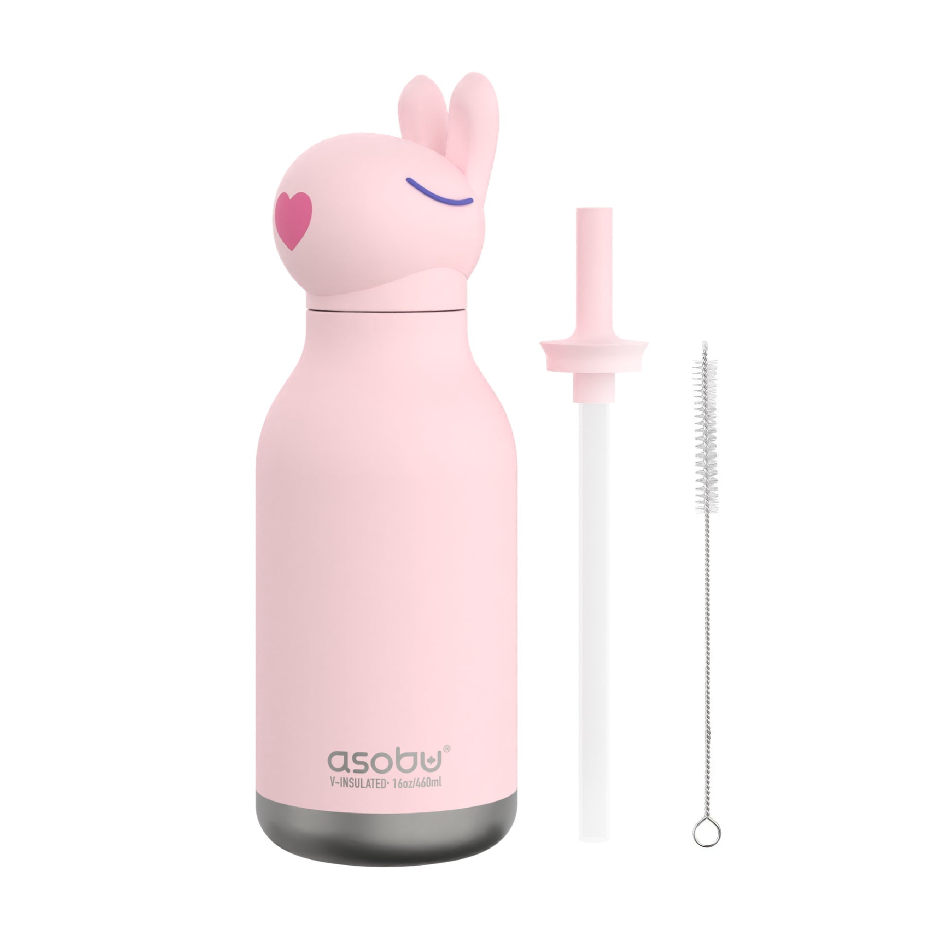 Asobu 460ml Insulated Bestie Bottle - Bunny