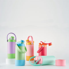 Avanti 2 Way Bottle - 400ml - Mint/Pink