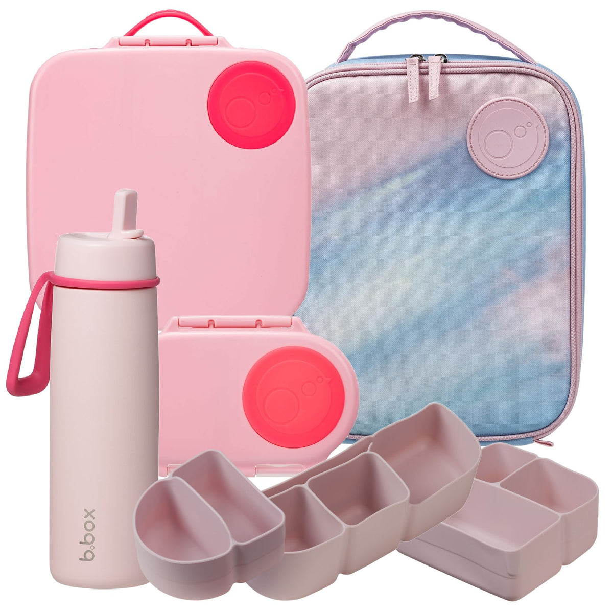 b.box Morning Sky + Flamingo Fizz Lunch & Drink Bundle